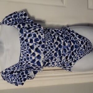 Tahari Off the Shoulder Onepiece Swimsuit